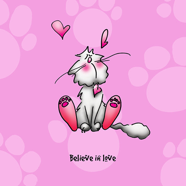 &quot;Believe in love&quot; WHIMSHOTS CANVAS