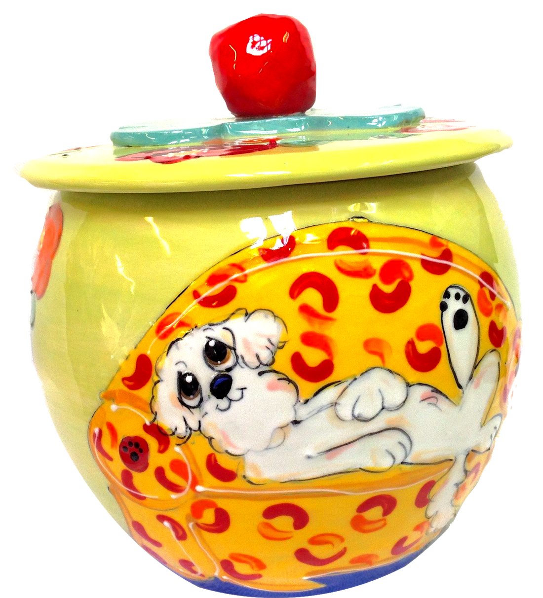 Bichon Treat Jar