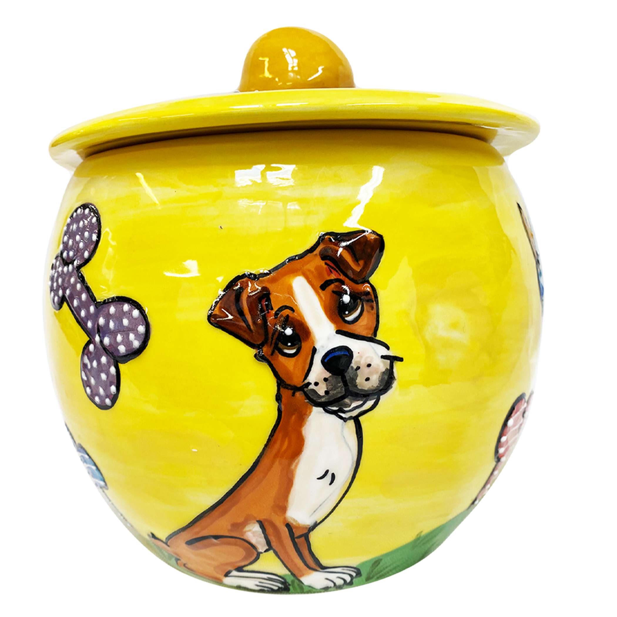 Boxer Treat Jar