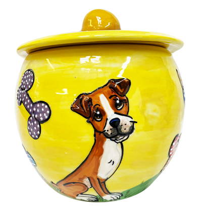 Boxer Treat Jar