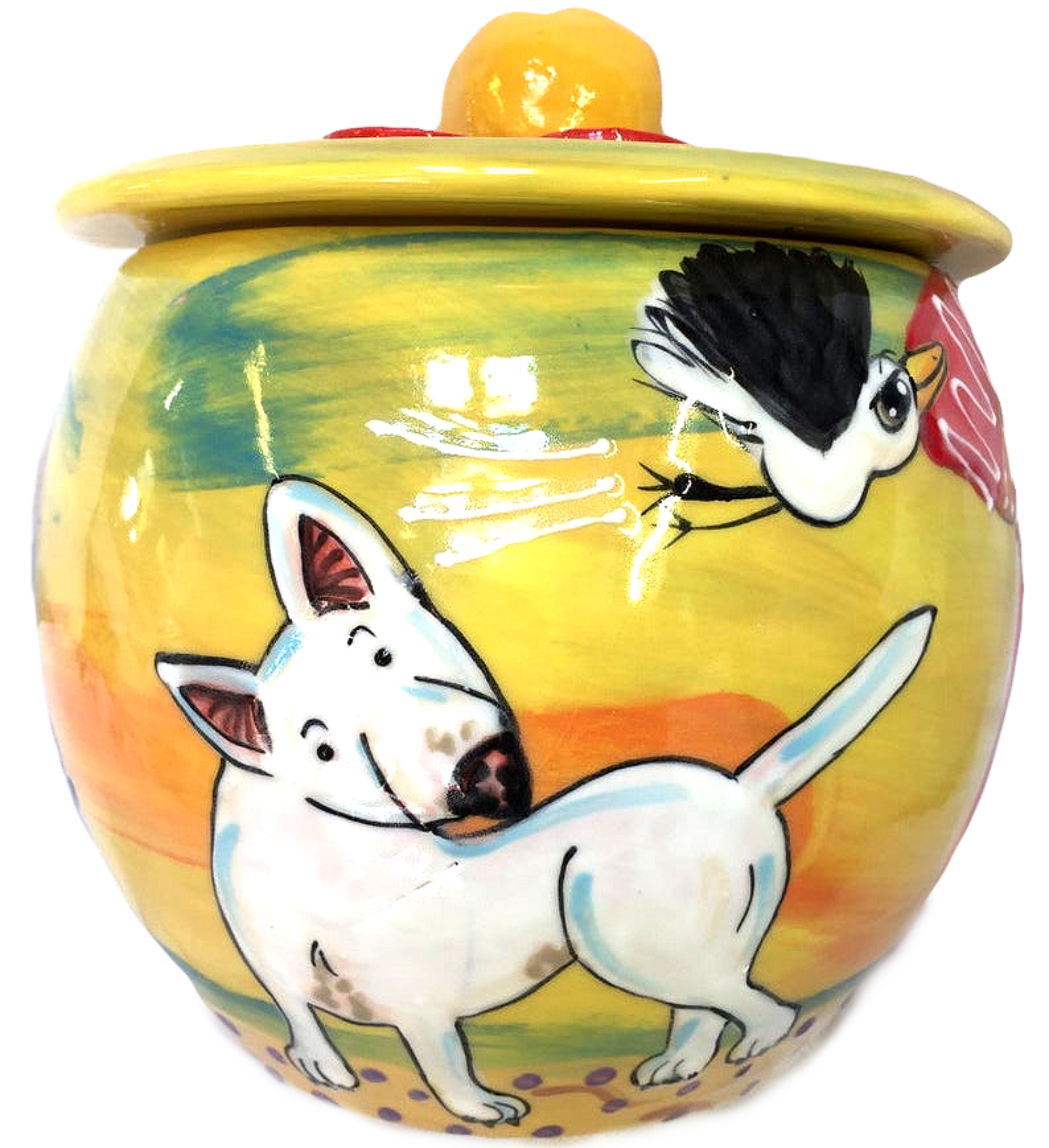 best dog gifts, personalized, treat jar by debby carman