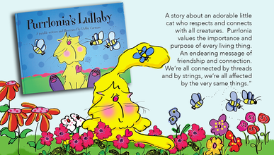 Purrlonia's Lullaby© Book & Hand Puppet Gift Boxed Set