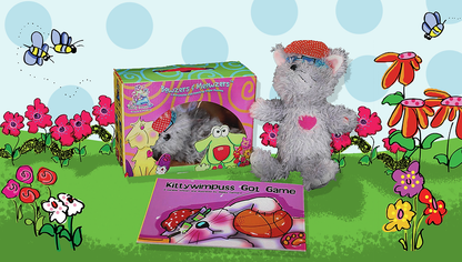 Kittywimpuss Got Game© Book &amp; Hand Puppet Gift Boxed Set
