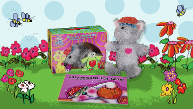 Kittywimpuss Got Game© Book & Hand Puppet Gift Boxed Set