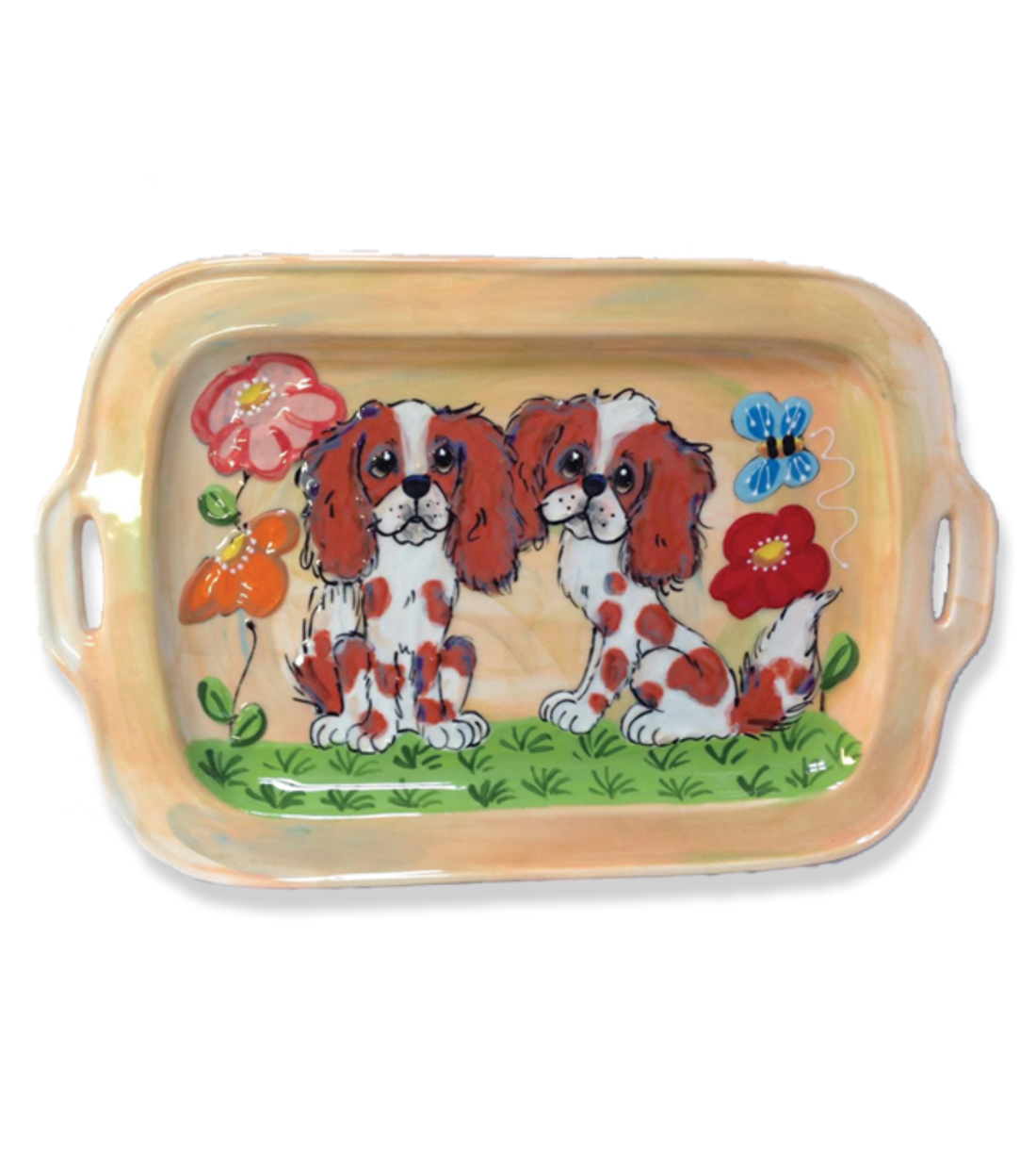 King Charles Cavalier Serving Tray