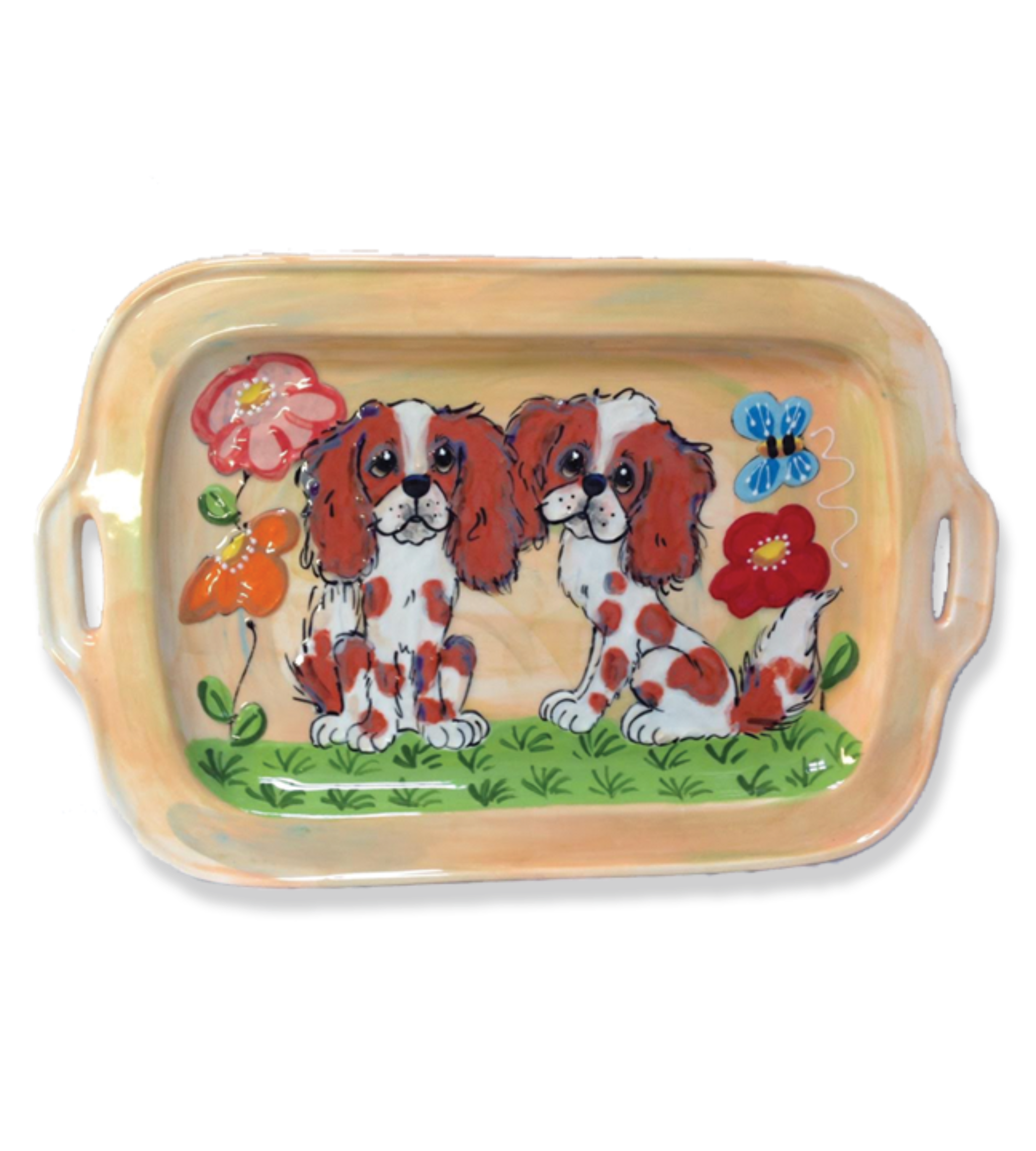 King Charles Cavalier Serving Tray