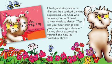 Cha Cha, The Dancing Dog© Book & Hand Puppet Gift Boxed Set