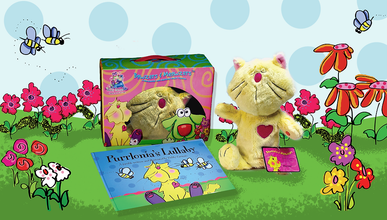 Purrlonia's Lullaby© Book & Hand Puppet Gift Boxed Set