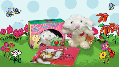 Cha Cha, The Dancing Dog© Book & Hand Puppet Gift Boxed Set