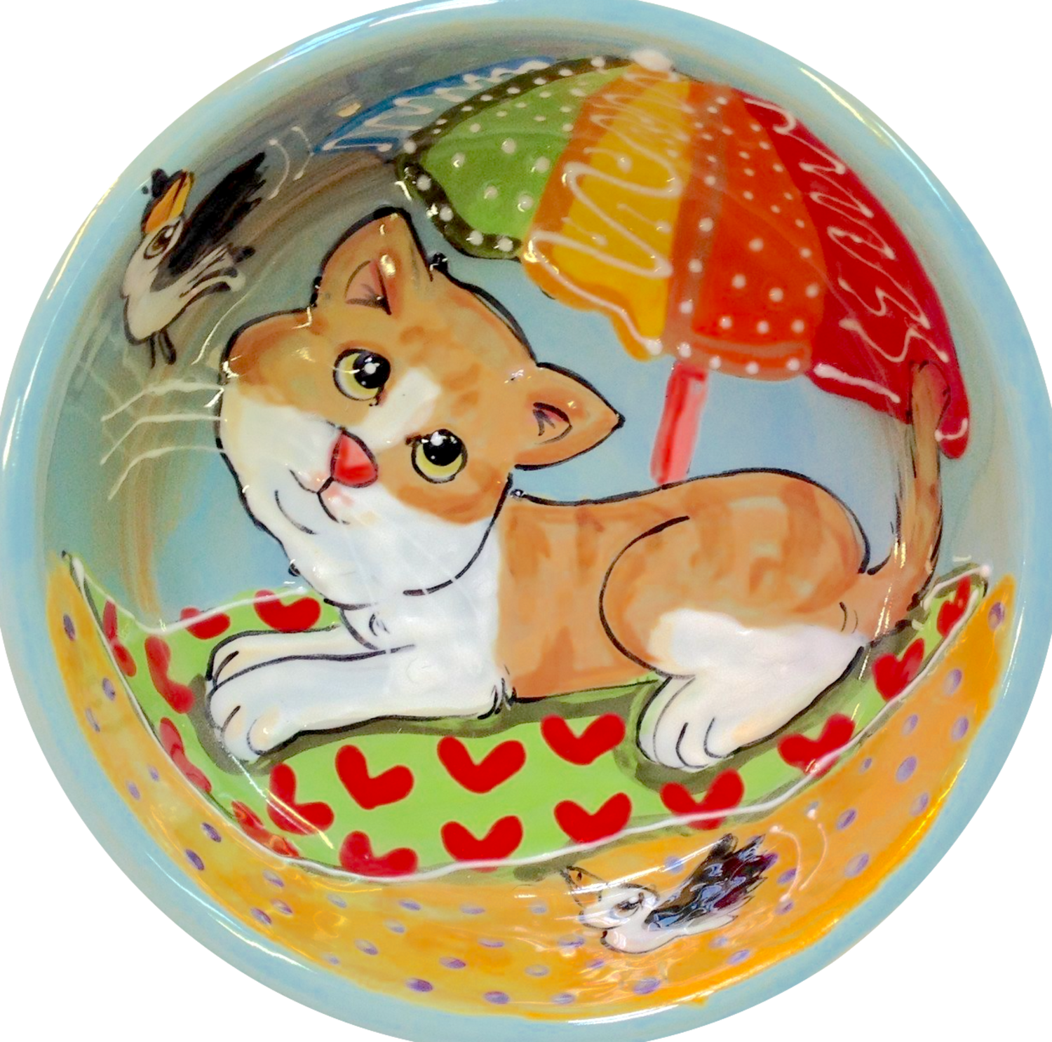 Custom Cat Bowls with fun designs