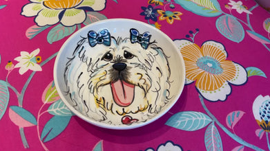 Maltipoo Dog Dish