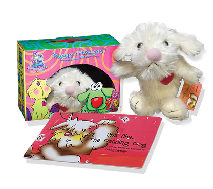 Cha Cha, The Dancing Dog© Book &amp; Hand Puppet Gift Boxed Set