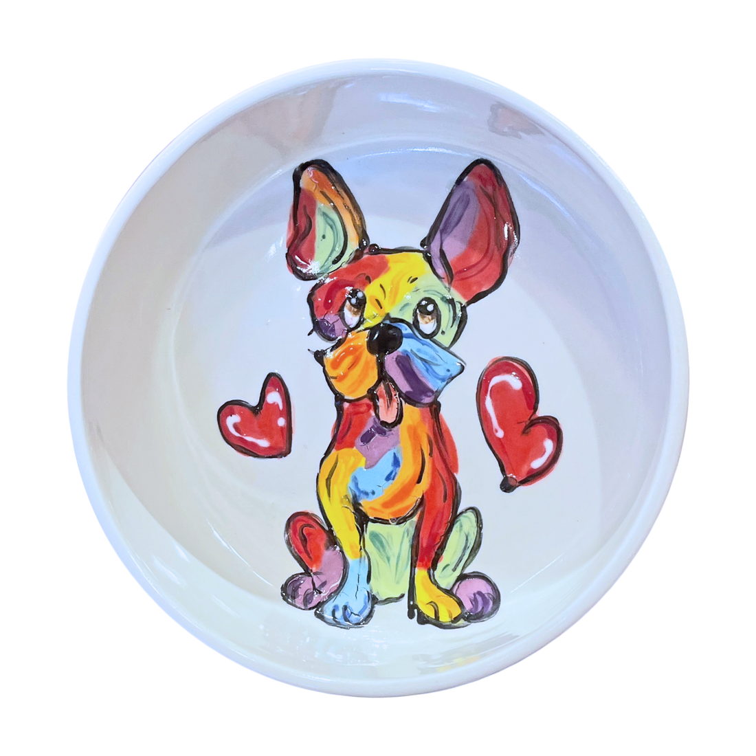 French Bulldog Rainbow Palz Bowl