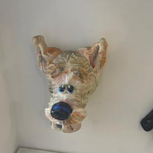 Dog Face Wall Sculpture