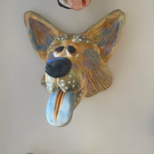 Dog Face Wall Sculpture
