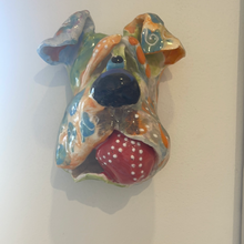 Dog Face Wall Sculpture
