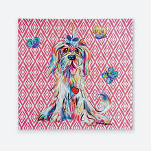 Maltese and Frenchie colorful friendship giclee