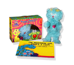Maximum Cat© Book & Plush Hand Puppet Gift Set