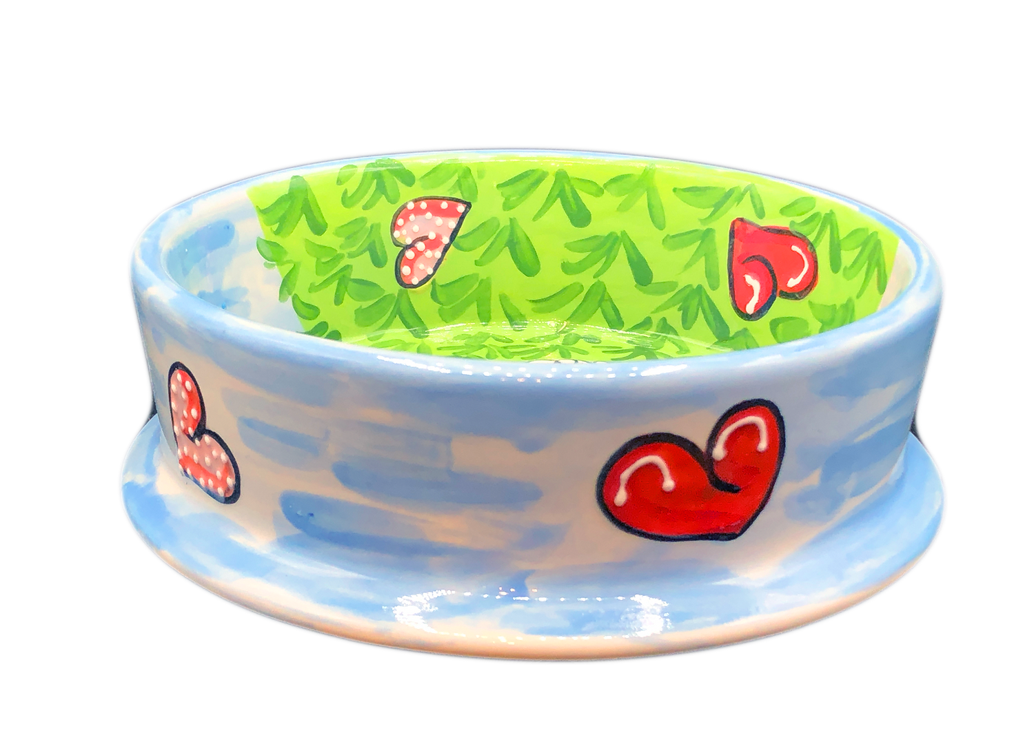 Pomeranian Love Ceramic Bowl