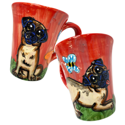 Pug Dog Mug Set