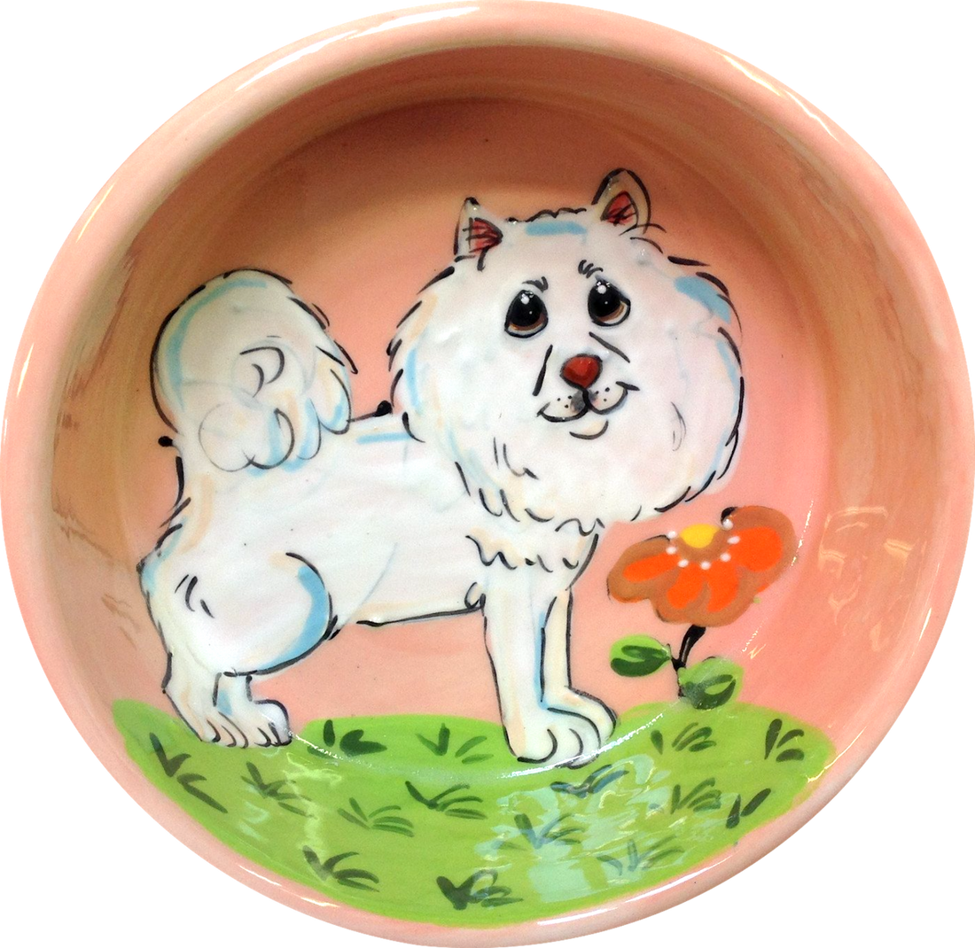 samoyed dog gift by faux paw petique