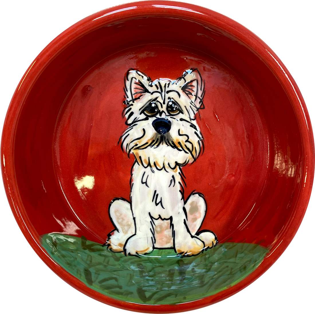 West Highland Terrier Water Bowl