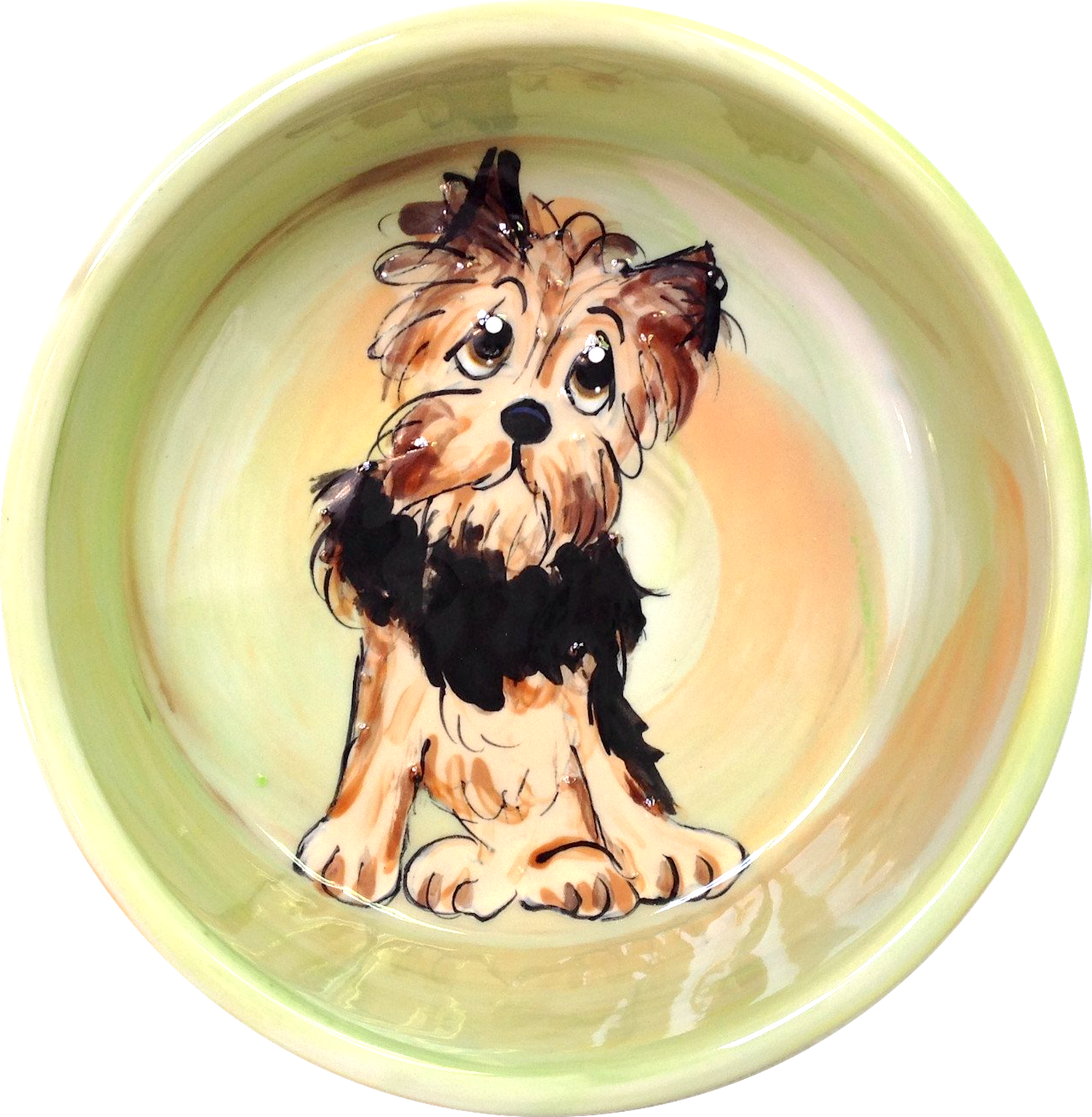 Yorkie Terrier Dog Bowl