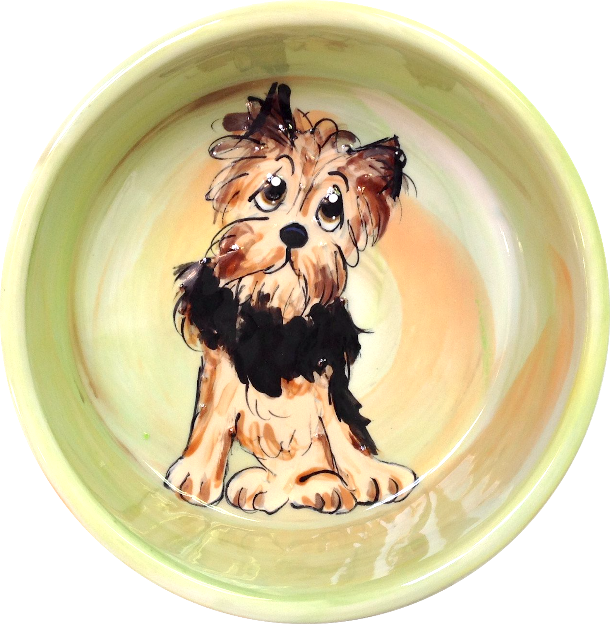 Yorkie Terrier Dog Bowl